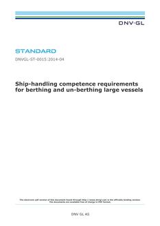 DNV DNVGL-ST-0015