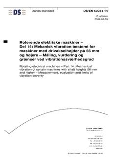 DANSK DS/EN 60034-14