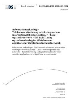 DANSK DS/ISO/IEC/IEEE 8802-1AS
