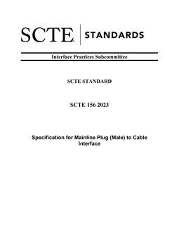 SCTE 156 2023