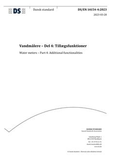 DANSK DS/EN 14154-4