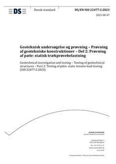 DANSK DS/EN ISO 22477-2