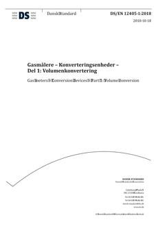 DANSK DS/EN 12405-1