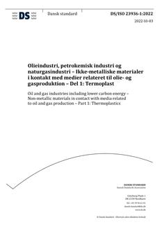 DANSK DS/ISO 23936-1