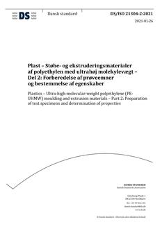 DANSK DS/ISO 21304-2