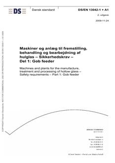 DANSK DS/EN 13042-1 + A1