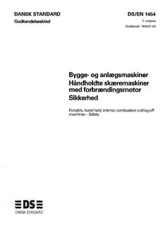 DANSK DS/EN 1454