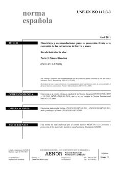 AENOR UNE-EN ISO 14713-3
