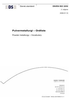 DANSK DS/EN ISO 3252