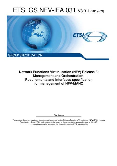 ETSI GS NFV-IFA 031