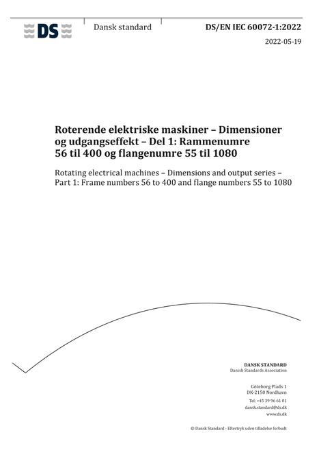 DANSK DS/EN IEC 60072-1