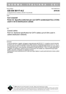 CEI EN 50117-4-2