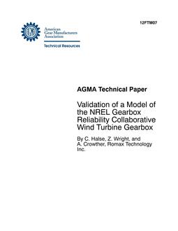 AGMA 12FTM07