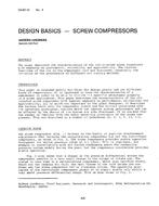 CH-81-10-2 -- Design Basics--Screw Compressors