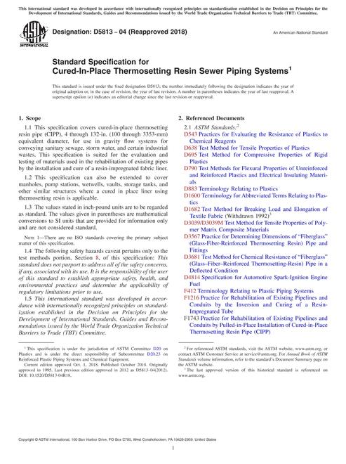 ASTM D5813-04(2018)