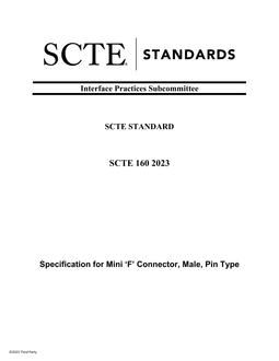 SCTE 160 2023