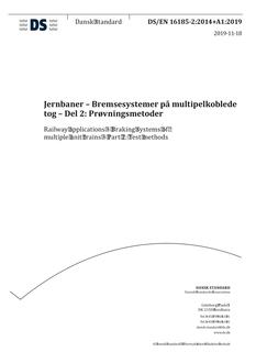 DANSK DS/EN 16185-2+A1