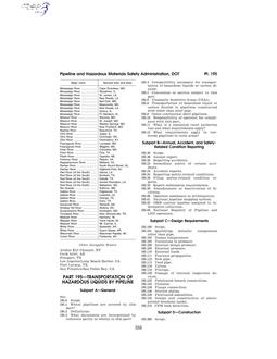 DOT 49 CFR PART 195