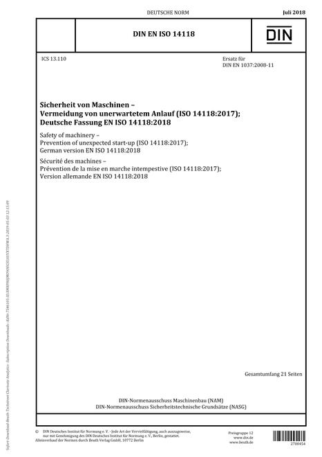 DIN EN ISO 14118