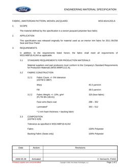 FORD WSS-M1H1203-A