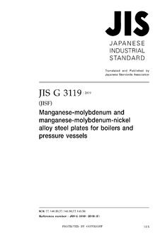 JIS G 3119:2019