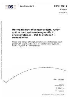 DANSK DS/EN 1124-3