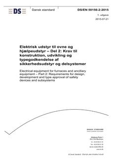 DANSK DS/EN 50156-2