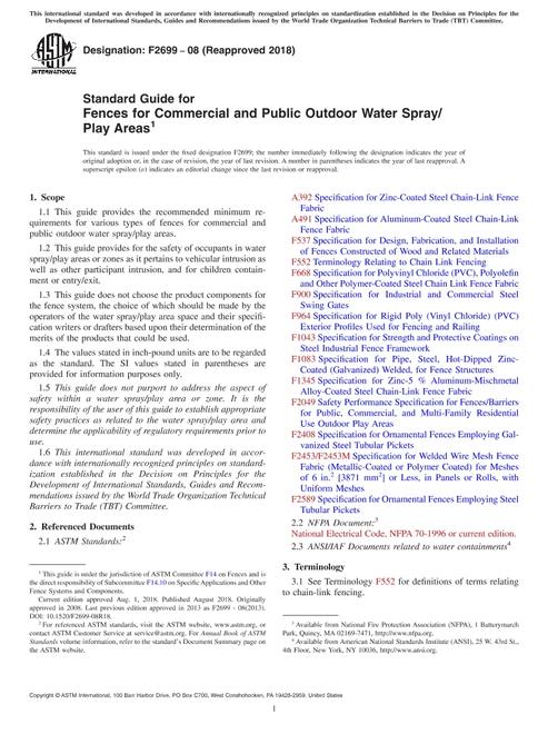 ASTM F2699-08(2018)