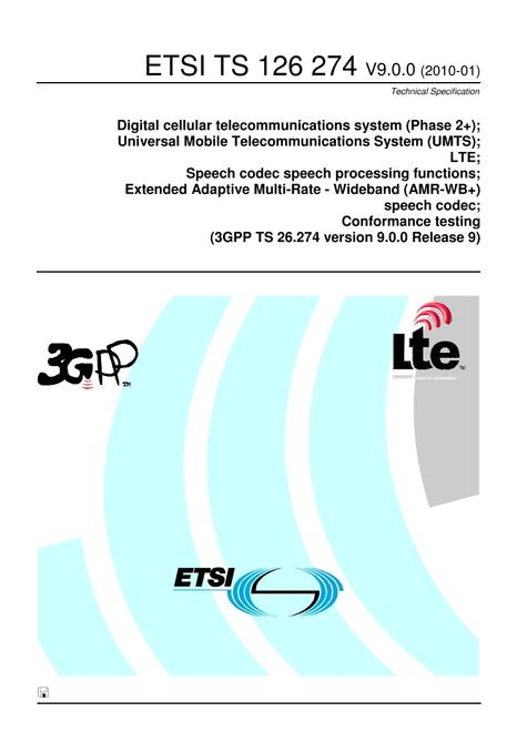 ETSI TS 126 274