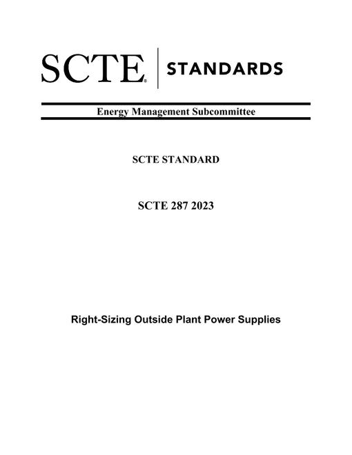 SCTE 287 2023