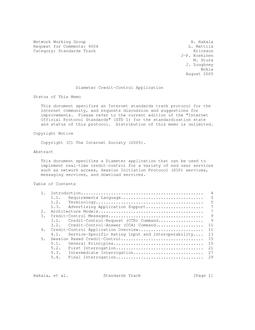 IETF RFC 4006