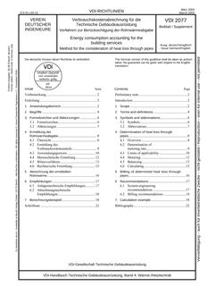 VDI VDI 2077 BEIBLATT