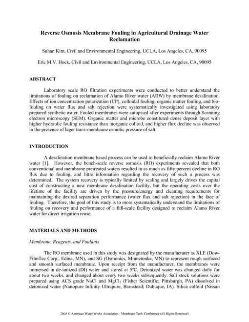 AWWA MTC61142