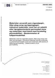 DANSK DS/ISO 2965