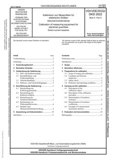 VDI VDI/VDE/DGQ/DKD 2622 BLATT 8