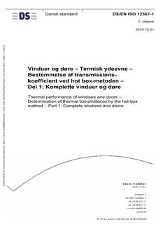 DANSK DS/EN ISO 12567-1