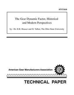 AGMA 07FTM10