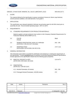 FORD WSS-M1C147-C