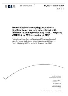 DANSK DS/IEC TS 62871-2