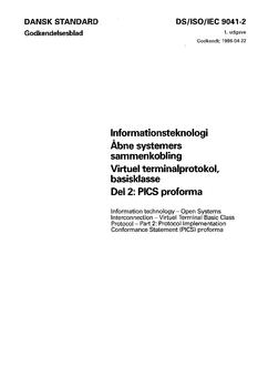 DANSK DS/ISO/IEC 9041-2