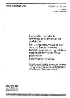DANSK DS/EN ISO 787-24