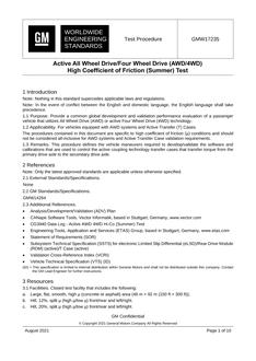GMW GMW17235 + SUPPLEMENT(S)