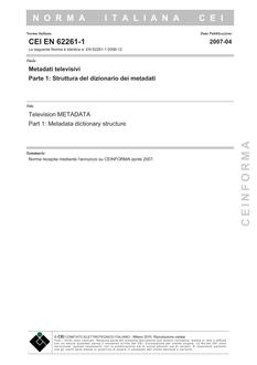 CEI EN 62261-1