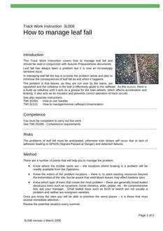NR TWI 3L008 ISSUE 1