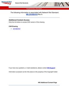 NR NR/CIV/SD/410 ISSUE A