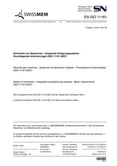 SNV SN EN ISO 11161