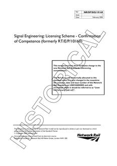 NR RT/E/P/10160 ISSUE 1