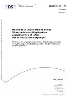 DANSK DS/EN 1804-3 + A1