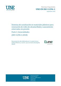 AENOR UNE-EN ISO 11296-1