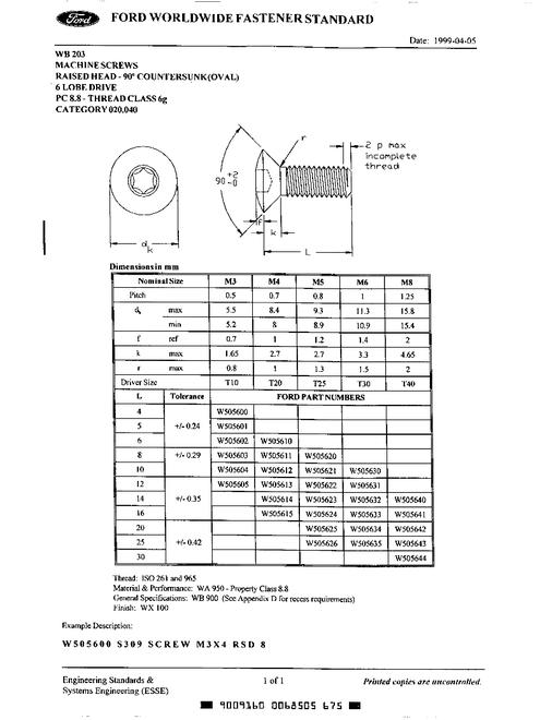 FORD WB203